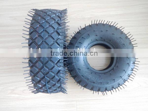 wheelbarrow rib pattern tyre and inner tube 4.10/3.50-4