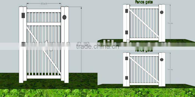 White or Tan vinyl fence