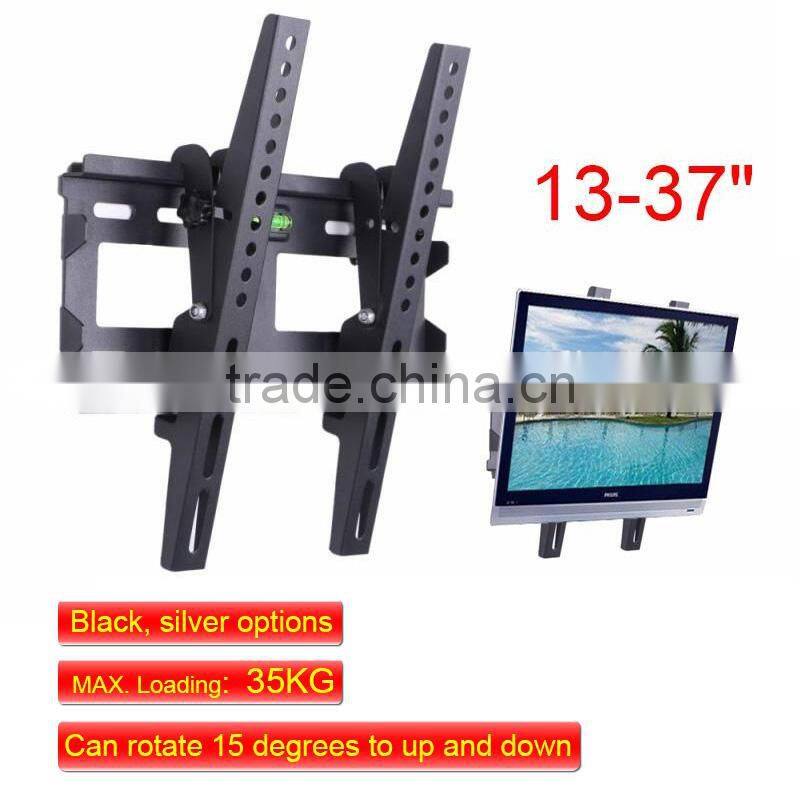 Cold-rolled outdoor tv mounting brackets Steel LCD TV bracket,TV Wall Mount Bracket for 30-60" Plasma LCD LED black