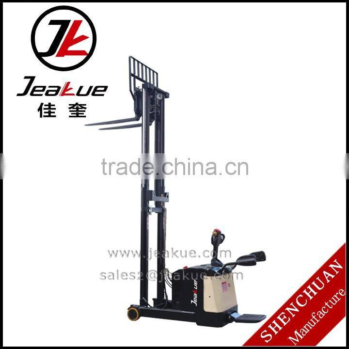 2017 New Product 1.2T Fork Reach Full Electric Stacker