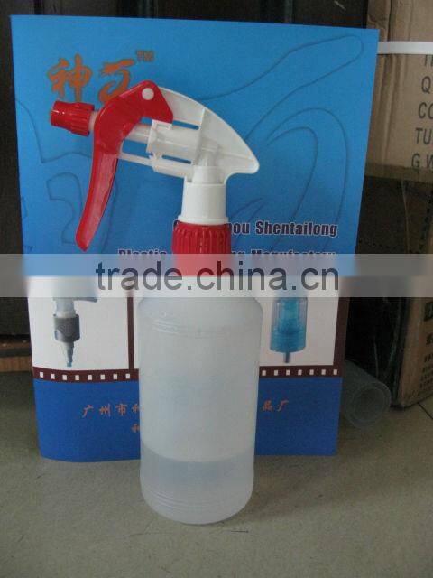 PET plastic bottle with sprayer or caps