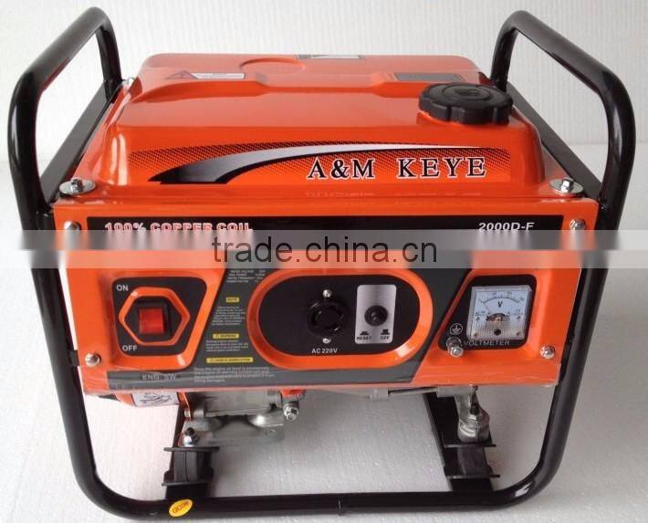 1000W single phase/three phase factory supply portable generator with 100% pure copper wire