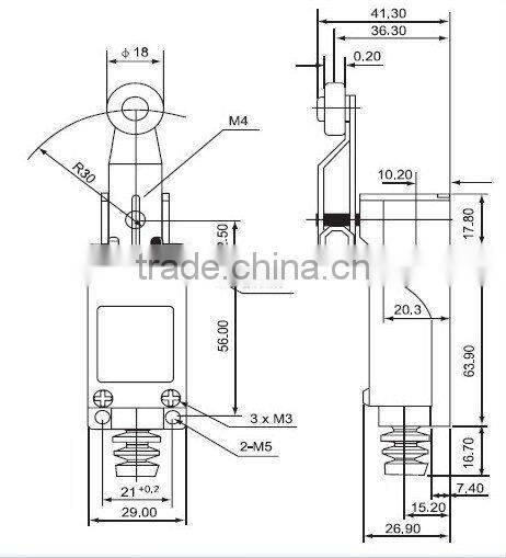 Limit switch ME-8104 Z-8104, XZ-8104, AZ-8104, 5A/250VAC long electrical life omron elevator parts