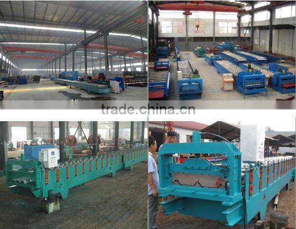 Glazed Aluminium Metal Roof Tile Roller Machine