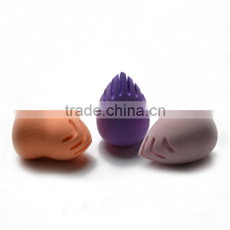 Custom 100% cotton sponge Latex Free Makeup Cosmetic Makeup Sponge