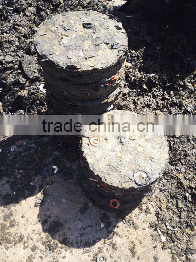 recycling waste car oil filter crusher