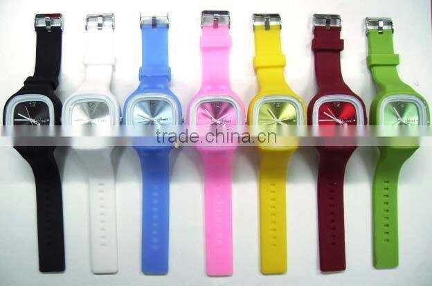 Noble champion cuarzo brato flash personalized silicona jel reloj wristband watches/ artifice finesse stratagent watches