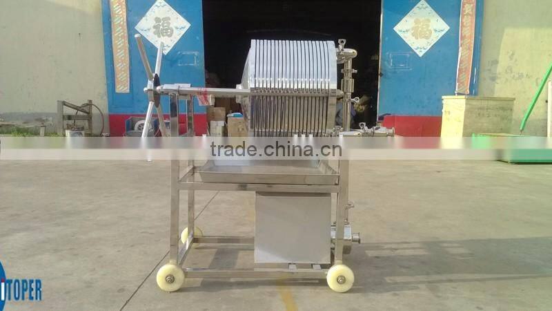 Chemical filter press with stainless, solid-liquid separation durable filter press for wastewater
