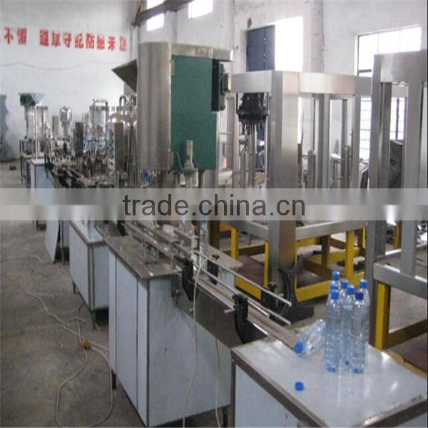professional and high efficiency PET bottle water washing filling and capping machine