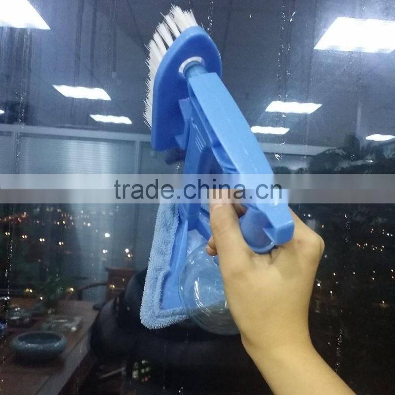 Household Cleaning Multifunction 3 In 1 Spray Brush Set With Cloth