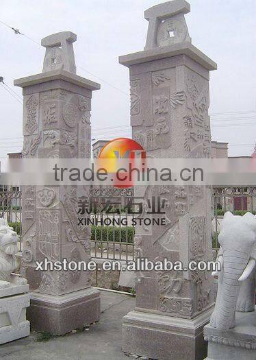 Wholesale Granite Decorative Square Roman Column Pillars