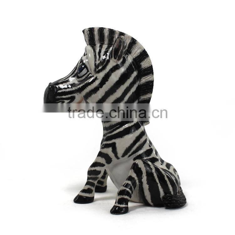 2015 polyresin zebra statues for sale