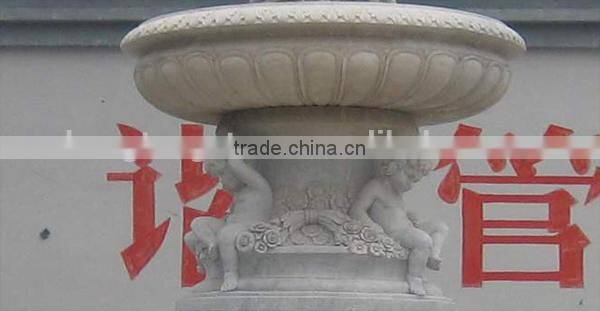 Hand Carved Marble Modern Garden Fountain