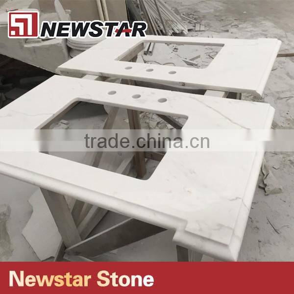 Good Polished Snow White Marble White Stone For Marble Countertop