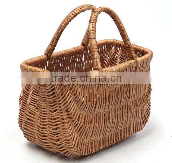 2pcs cheap natural wicker basket liners wholesale+willow basket