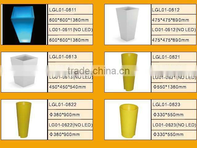 LED Outside Large Flower Pots LGL94&95