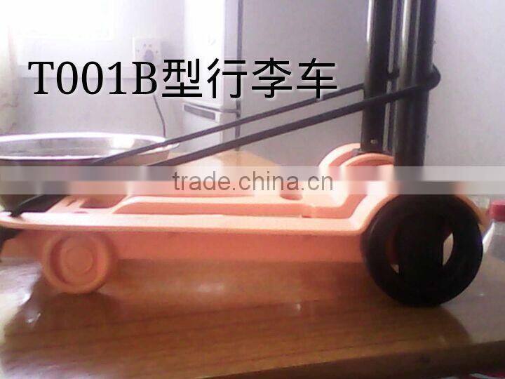 folding luggage wheelbarrow/4 wheel wheelbarrow/luggage trolley/luggage cart/plastic wheelbarrows