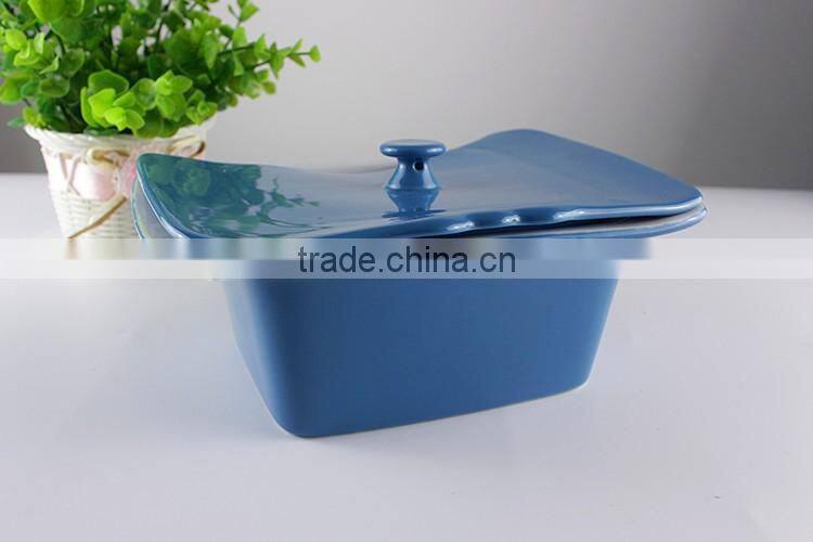 China suppliers customized ceramic cookware casserole carrier