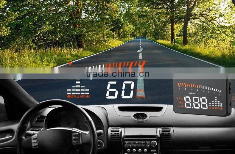 X5 hud 3" Screen Hud Head Up Car HUD Display black