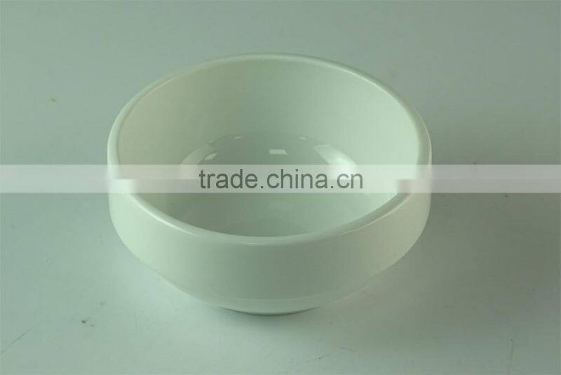 China Manufacturer White Ceramic Rice Bowl For Wholesale