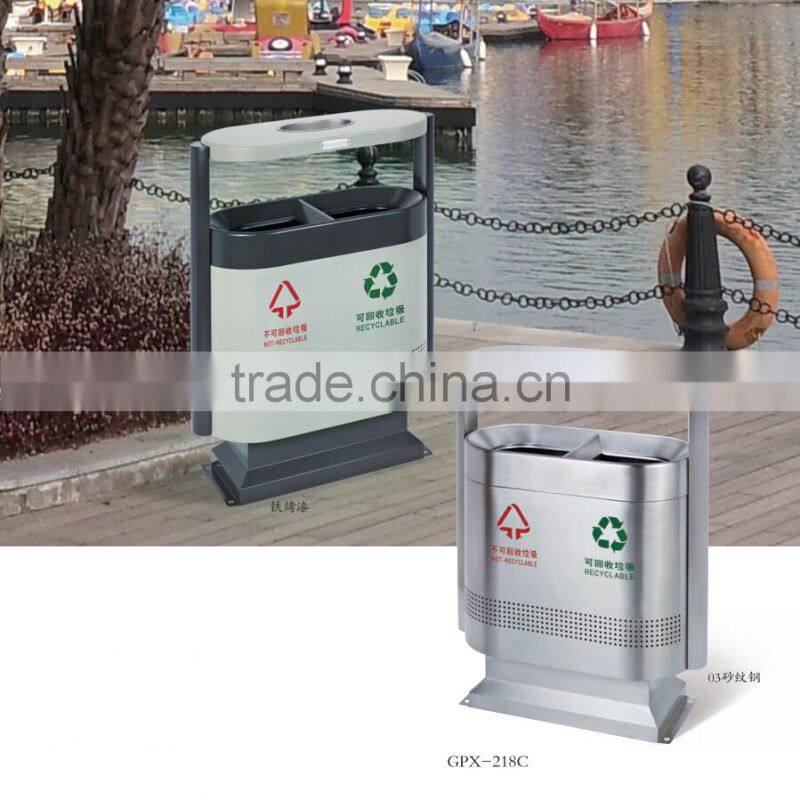 Outdoor Waste Cans Cantainer for Hotel Garden Park Hospital Airport School