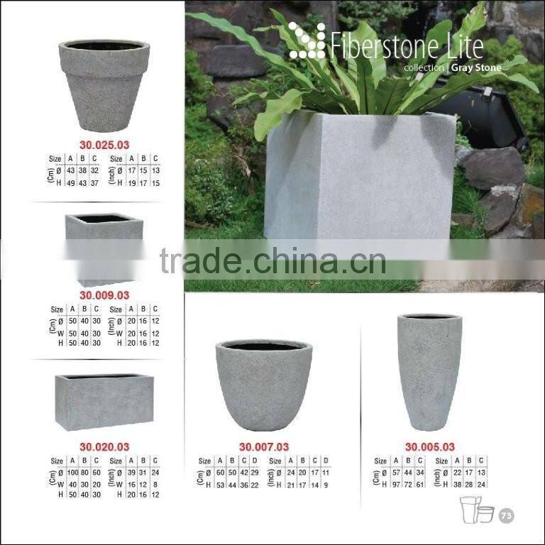 Vietnam Fiberglass Poly flower pot