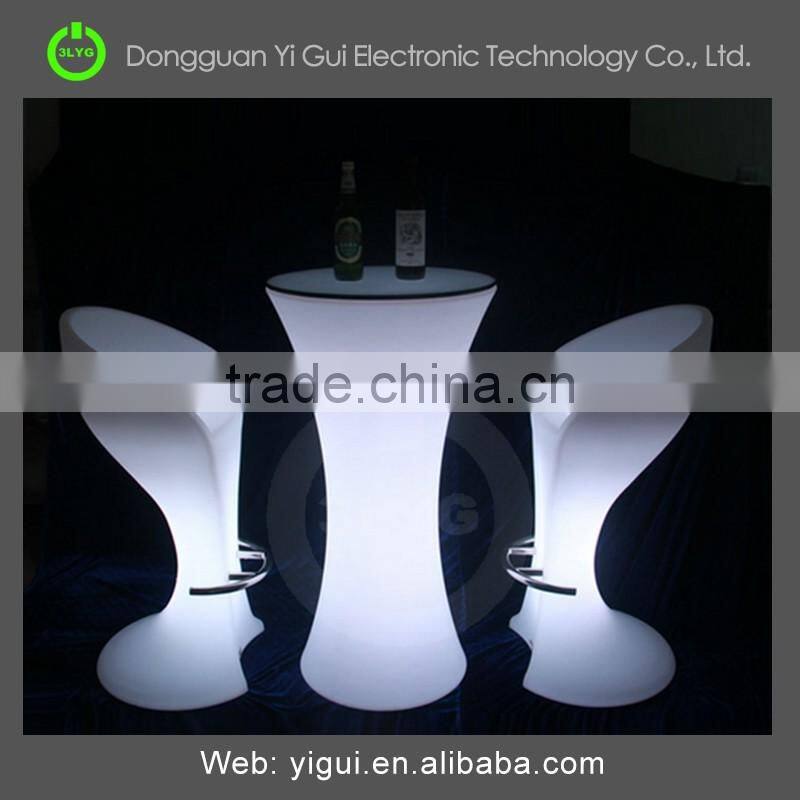 luz with LED furniture bar stools for night club or bar