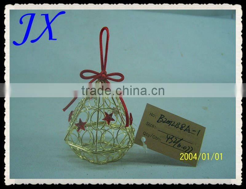 Gold and silver iron box adornment collection small gift box
