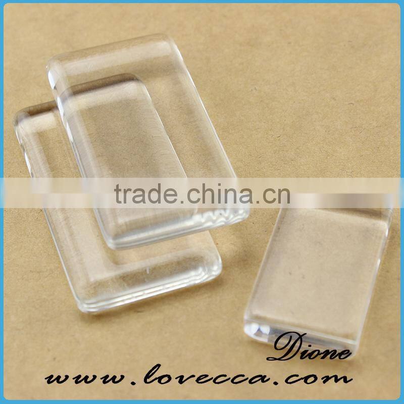 Various Shape DIY Jewelry Cabochon 8-30MM Flat Back Clear Crystal Glass Cabochon