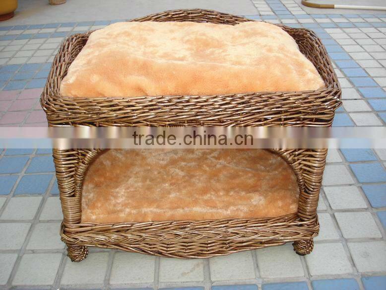 Wicker pet house / wicker cat cage / wicker pet bed & wicker doghouse
