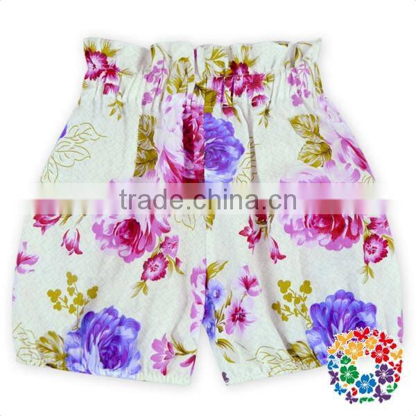 Boutique Infant toddler baby bloomers wholesale baby ruffle bloomers floral bloomers
