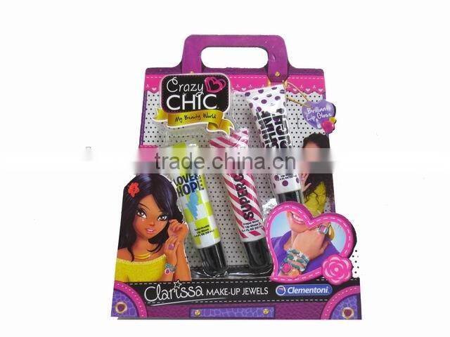 Charming girl make up set toys plastic cosmetic toy set for girl Makeup Cosmetic Toys Set
