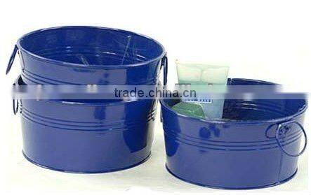 squared metal waste bin for bathroom