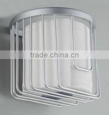 Space aluminum basket towel rack bathroom accessories toilet roll holder