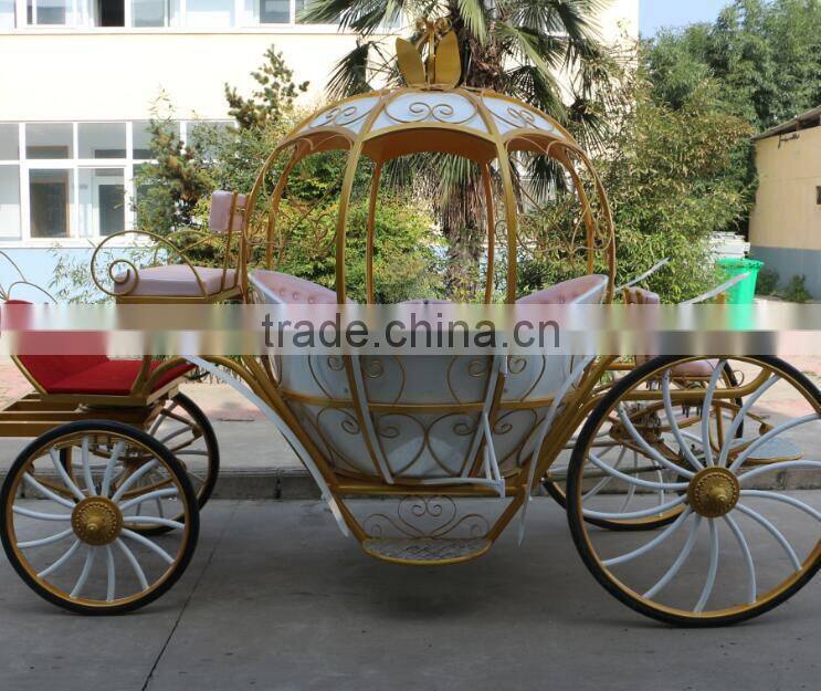Wedding horse carriage for sale wedding lighted cinderella carriage(BG11-M076)