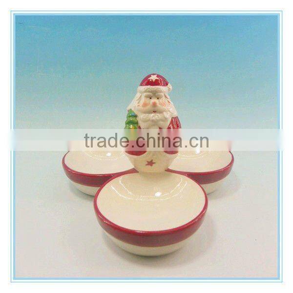 Good quality christmas candy plate