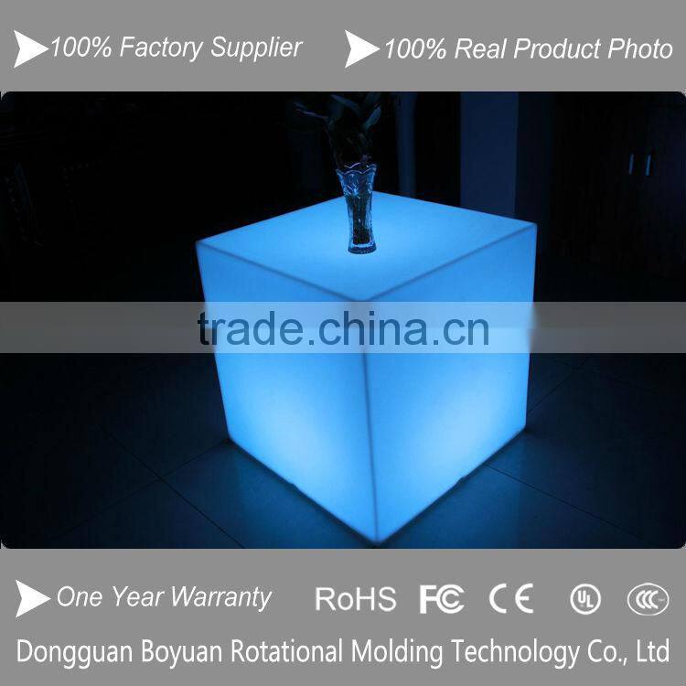 Waterproof 16 color change modern led cube 80cm