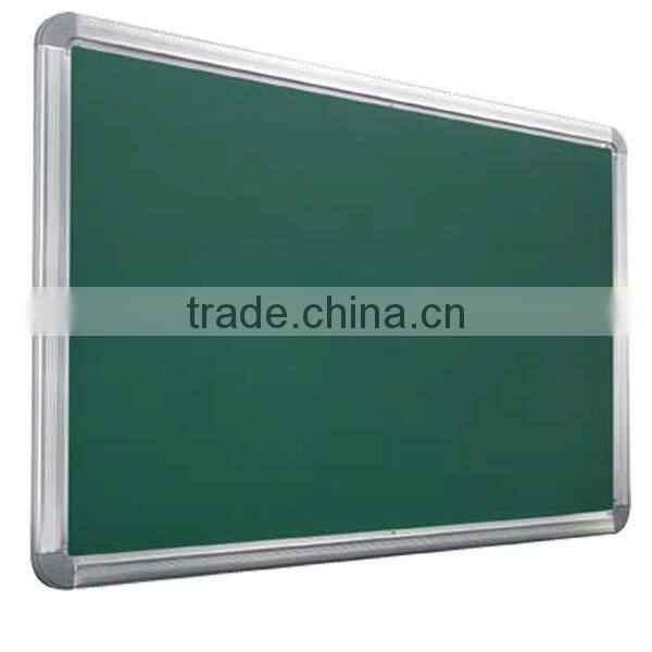 2013 hot selling 120x90cm standard magnetic green chalk board with aluminium frame