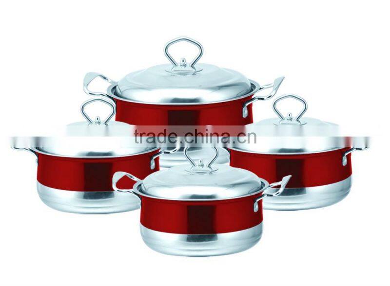 JSD Stainless Steel Cookware Set/Colorful Stock Pot