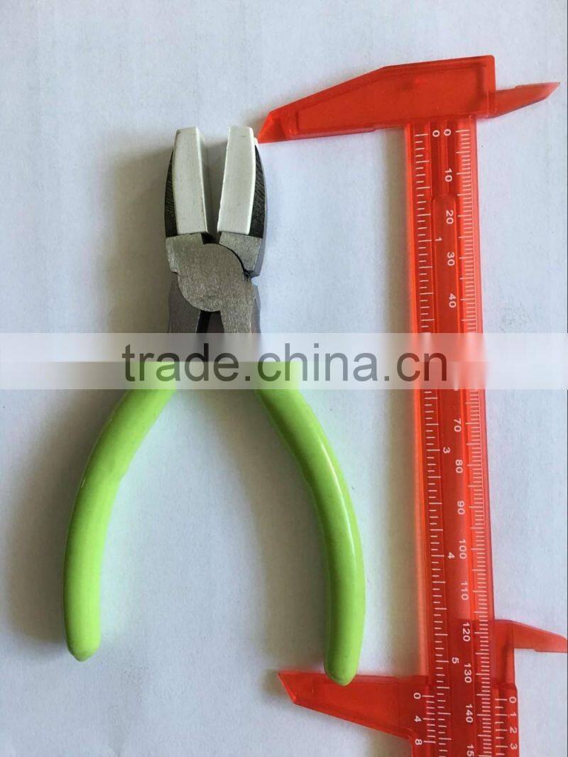 Nylon Insert Plastic Jaw Pliers , Jewelry Pliers Tools