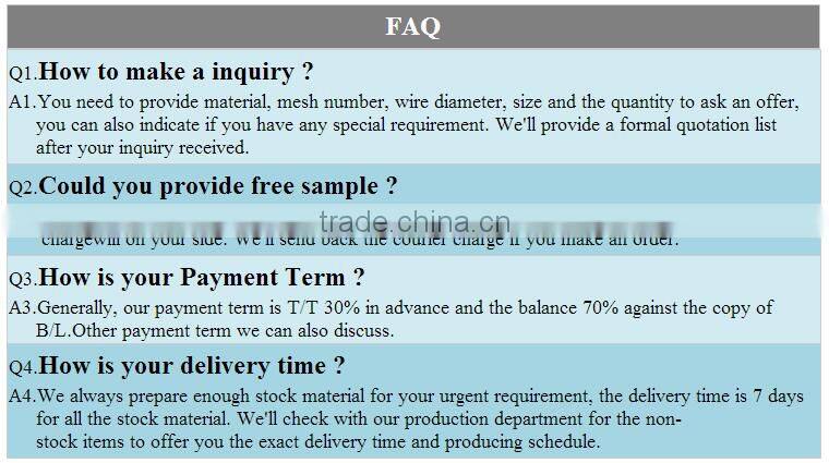 316L stainless steel dutch woven wire mesh