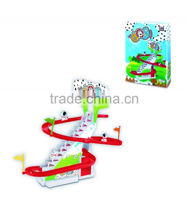 Spot Dog Paradis plastic guide rail,racing car for child gift