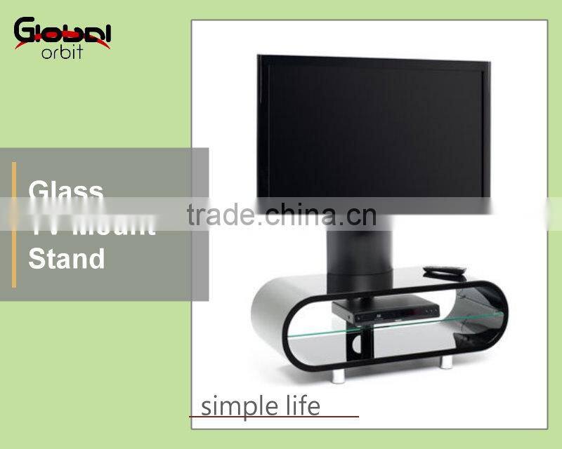 Home Furniture Modern Bracket Glass LCD Plasma Design TV Mount Stand