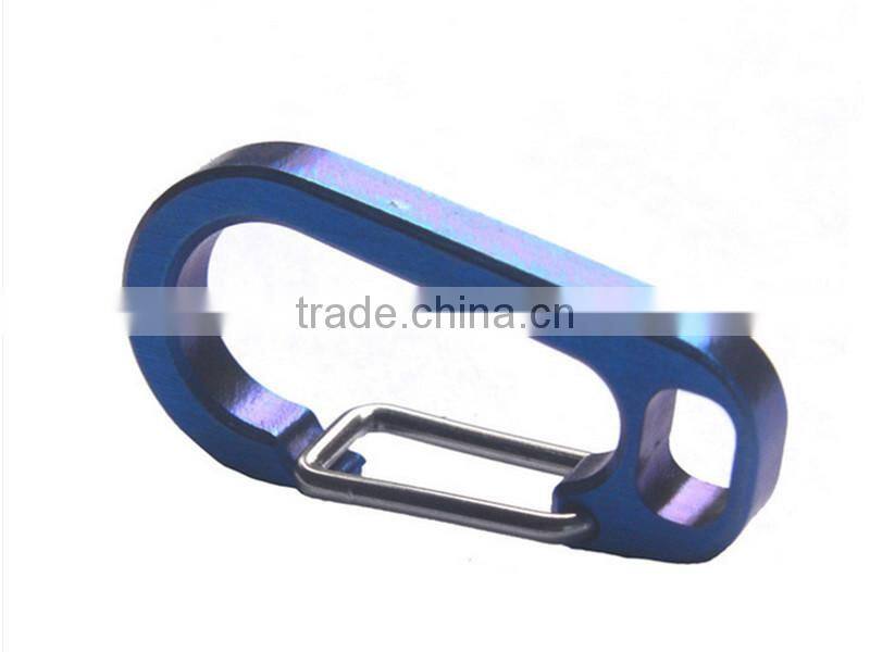 TK-1772 Titanium alloy Mini Quick Release Snap Hook Keychain Carabiner