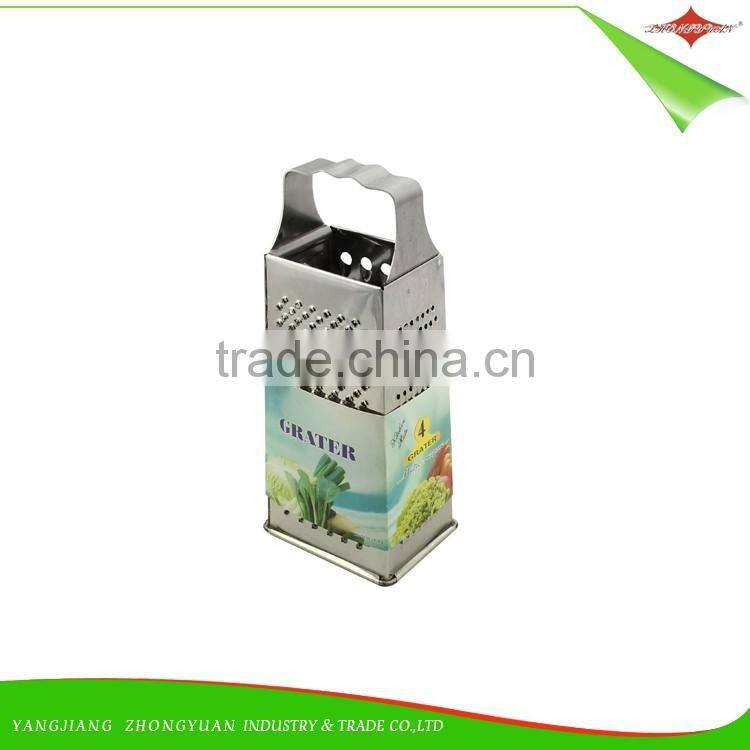 ZY-N5009 6 sides full stainless steel grater box grater