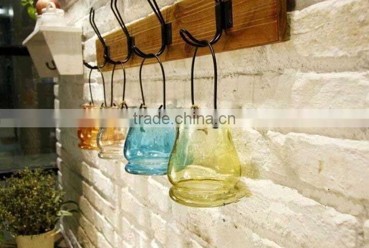Multicolour Glass Candle Holder Fashion Mousse Small Vase Ball Custom Wholesale Wedding Decoration Candlestick