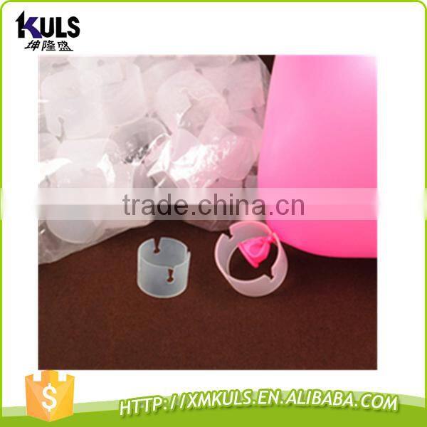 Wedding ring by balloon arch support ring small plastic clips