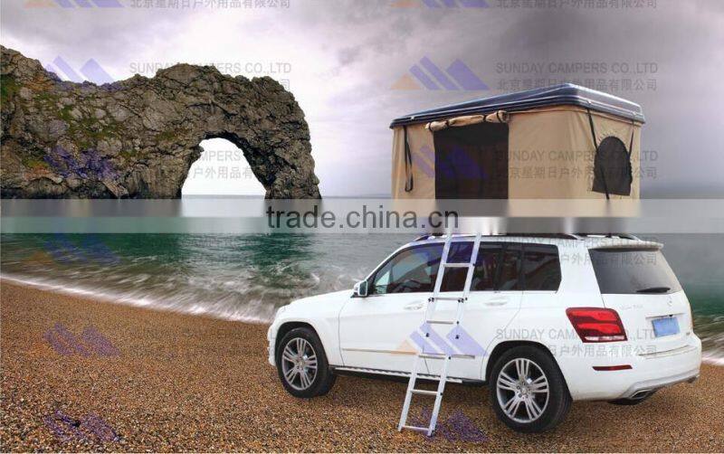 4x4 Off-road hard shell canvas camping roof top tent for sale