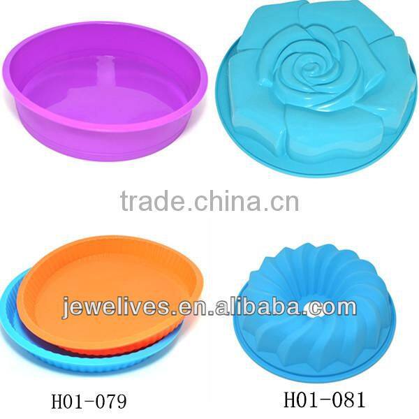 Human face shaped bake king cake pan