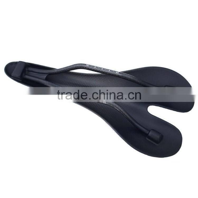 2016 high quality 3k UD full carbon fiber T700C bicycle saddle for sale